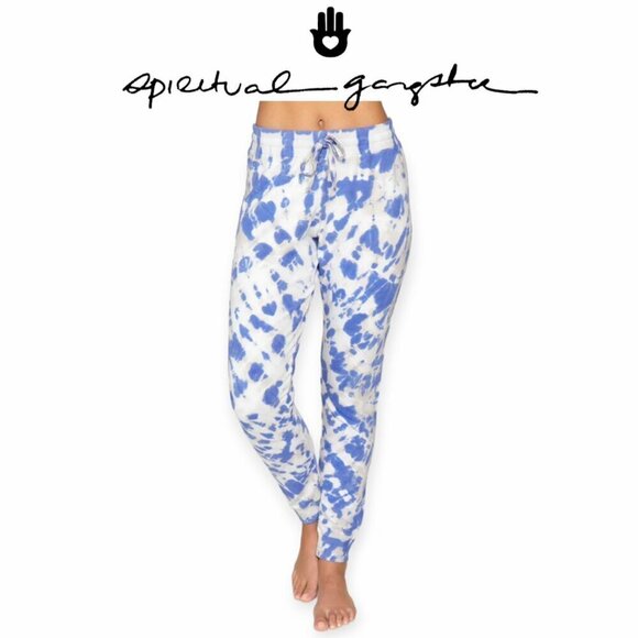 Spiritual Gangster Tie-Dye Drawstring Pants XS NWT - Picture 1 of 11